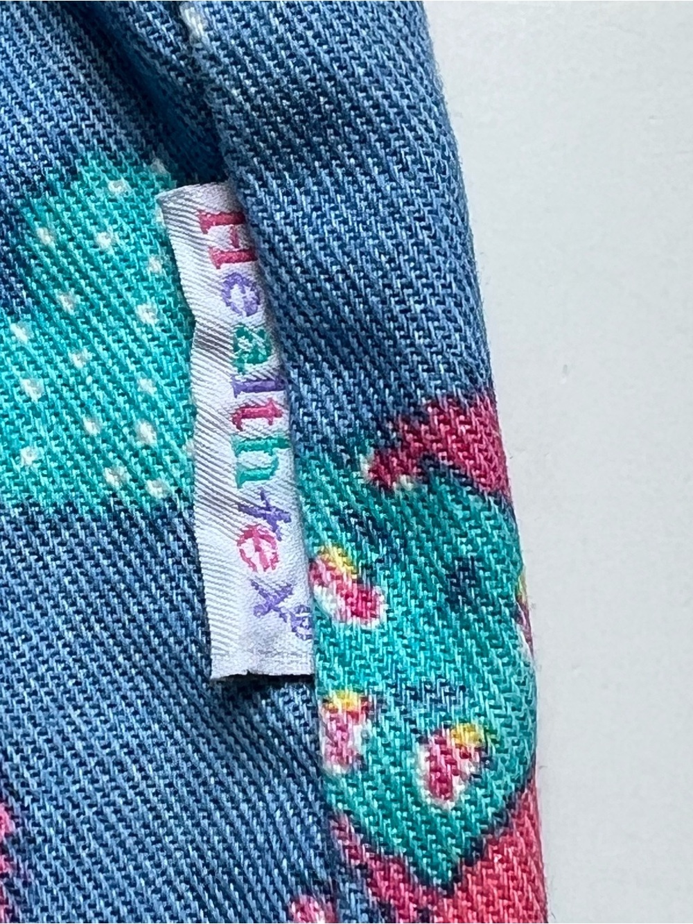 Vintage HEALTHTEX Patchwork Heart Jean Jogger Pants 3T - Picture 3 of 11